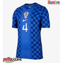 Camiseta Croacia Josko Gvardiol #4 Visitante Equipación Mundial 2026 manga corta